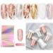 BornBeauty 7 Colors Rose Gold Nail Foils Starry Sky Glitter Transfer Stickers - Holographic Nail Art Tips - Buy Online on GoSupps.com