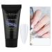 Buy Gzmayuen Poly Nails Gel Kit - Transparent Poly Nail Extensions & Slip Solution - 30ml Complete Starter Set for Acrylic & Shellac Nails - Buy Online on GoSupps.com