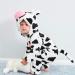 COOKY.D Unisex Winter Hooded Romper Jumpsuit - 24-30 Months Cow Print - Buy Online on GoSupps.com