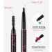 YFulfill Eyebrow Pencil Black Waterproof Eye Brow Pencil Black for Women Eye Pencil Black with Brush Crayon Noir Pour Les Yeux Black Eyebrow Pen for Women - Buy Online on GoSupps.com