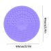 Makeup Brush Cleaner Mat - Round Silicone Cleaning Pad for Makeup Tools - Purple - Buy Online on GoSupps.com