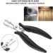 Professional Stainless Steel Hair Extension Pliers with Non-Slip Handle - Buy Online on GoSupps.com