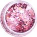 Vegan Body Glitter - Bungalow 8 Pink | Cruelty-Free Glitter for Face Hair Festivals & Raves - Buy Online on GoSupps.com