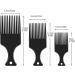 3 Sizes Afro Combs Set - Wide Tooth Plastic Hair Picks for Natural Curly Hair Styling - Buy Online on GoSupps.com