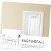 STOBAZA Wrought Iron Door Hook Bathroom Door Towel Rack Hat Storage Rack Door Back Clothing Organizer Metal 41.5X23X5CM Black - Buy Online on GoSupps.com