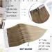 Easyouth Balayage Tape Extensions - Ash Brown Platinum Blonde Remy Human Hair 12 Inches - #8/60/18 & #8/16/60 | Premium Quality Tape-In Hair Recovery - Buy Online on GoSupps.com