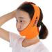 Facial Slimming Mask Face Bandage Nylon And Polyester for Face Care Thin Neck Facelift Double Chin for Women(Orange)