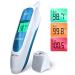IPROVEN Digital Ear Thermometer for Adults, Kids and Babies, [Fast, Accurate and Easy to Use] Fever Alarm, Ear and Forehead Mode, LED Display with Big Buttons, Unique Design, DMT-316 Dual Mode - Blue