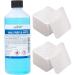 Lucemill Nail Prep & Wipe Gel Nail Polish Cleanser I 500ml | Professional Formula for Gel Nails Acrylics & Nail Tips | Alcohol for Nails & Gel Wipe Off Solution I Comes with 200 Lint Wipes