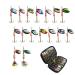 OrangeClub OrangeClub 43-piece high-quality 2.0g - 3.5g Trout Spoon Trout Lure Set Trout Bait for Trout Fishing Spoons Trout