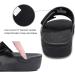 KAIDER Women's Arch Support Slides - Orthotic Adjustable Sandals for Flat Feet & Heel Pain - Size 10 Black - Buy Online on GoSupps.com