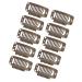 Perfeclan Set of 10 Brown 32mm Weft Clips for Hair Extensions - Durable Wig Clips for Easy Styling - Buy Online on GoSupps.com