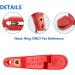 Downrigger Release Clip Set - 6 Heavy Tension Power Grip & 12 Pack Red Fishing Clips for Offshore Fishing Planer Boards & Kites - Buy Online on GoSupps.com