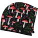 Hair Towel Wrap | Quick-Dry Turban with Button - Red Mushrooms | Best Hair Drying Solution - Buy Online on GoSupps.com