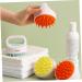 Beavorty 6-Pack Shampoo & Massage Brush - Multifunctional Hair & Body Cleaning Brush - Ergonomic Bath Device - Orange 8x8x8.1 cm - Buy Online on GoSupps.com
