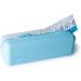 Visfresh Disposable Daily Contact-Lens Case Organizer Travel-Friendly Premium Quality Water-Resistant Silicone Case with Clearly Labeled R & L Storage up to 30 lenses (Blue) - Buy Online on GoSupps.com