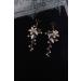 Denifery Handmade Flower Chandelier Earrings - Bridal Pearl & Rhinestone Dangle Jewelry for Weddings & Daily Wear - Buy Online on GoSupps.com