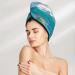 Quick-Dry Hair Towel Wrap - Lighthouse Sea Port | Hair Drying Turban with Button for Effortless Drying - Buy Online on GoSupps.com