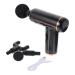1 set of fascia gun wireless percussion massage device Manual muscle massage personal percussion massage fascia massage device cervical membrane plastic body fitness 14x14x4.3cm black