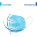 Virshields FFP2 Mundsprung Mask - 5-Layer Protection PFE 94% VFE 99.99% EN 149 Certified Breathing Protection Made in EU Available in 10-Pack Blue  - Buy Online on GoSupps.com