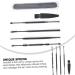 SKISUNO 5-Piece Ear Cleaning Tool Set Dual-Head Spiral Ear Wax Removal Kit Portable at Home or Travel - Buy Online on GoSupps.com