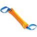Bull fit pour for dogs 30 cm with two loops - very robust dog toys for the K9 training tug -of -tea and taming with a dog - made of high -quality fire hose handmade orange
