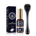 Hair Growth Serum 0.5MM Beard Derma Roller Natural Hair Density Essential Oil Ginger Hair Oil for Hair Rapid Growth and Thickening Gifts for Men and Women