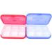 Honbay 4PCS Waterproof Pill Organizer Box - 6 Compartments for Daily & Travel Use - International Shipping Available - Buy Online on GoSupps.com