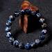 Genuine 10MM Pietersite Stone Beads Bracelet - Certified Chatoyant Gemstone from Namibia - Buy Online on GoSupps.com