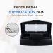 Barbicide Sterilizing Tray - Clear Lid (Black) | Nail Spa Salon Organizer for Manicure Equipment - Buy Online on GoSupps.com