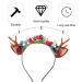 FRCOLOR Christmas Reindeer Antlers Headband Deer Antler Hair Band Cat Ears Hair Hoop Headpiece Party Favors - Buy Online on GoSupps.com