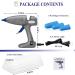 BLEDs Full-Size Hot Glue Gun 80 & 120W | Dual High Temp Anti-Dripping Large Glue Gun with Stand-Up Design | Includes 12 Glue Sticks for Craft, Art, DIY Projects - Buy Online on GoSupps.com