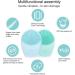 Silicone Facial Cleansing Brush Face Clean Facial Massager Skin Cleaner Deep Pore Cleaning (Color : 2) - Buy Online on GoSupps.com
