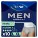 Tena - Tena Men Active Fit Normal Grey (Large/XL) Pants - 10 Pieces Large/Extra Large