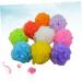 Healeved 8pcs Shower Ball Bath Sponge Set - Exfoliating Loofah Sponges for Body - Bulk Shower Scrubber - Korean Bath Flower - 1 Pack - Buy Online on GoSupps.com