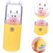 Balacoo Personal Humidifier Moisturizer Mini Travel Steamer Mini Humidifier Spray Cartoon Humidifier Carry Plate 3.8x3.8x10.8cm Yellow - Buy Online on GoSupps.com