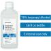 McKesson 70% Isopropyl Rubbing Alcohol - 16 oz First Aid Antiseptic - Pack of 1 - Buy Online on GoSupps.com