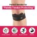 Wide & Soft Patella Strap Knee Brace - Fast Recovery & Muscle Fatigue Relief - Adjustable for All Exercises (Right - Buy Online on GoSupps.com