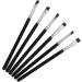 Baluue 24 Pcs Flat Eyebrow Brush Eye Liner Brush Eye Cosmetics Brush Makeup Brush Artificial Fiber Black - Buy Online on GoSupps.com