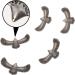 Operitacx 5pcs Bag Supplies Shape Decorative Alloy Craft Accessories Clothes Buttons Eagle Design Diy Rivet - Buy Online on GoSupps.com
