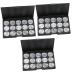Didiseaon 3pcs 15 Empty Cosmetic Travel Cosmetic Case Eyeshadow Palette Empty Makeup Cosmetic Box Concealer