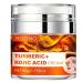 Kojic Cream with Turmeric, Collagen and Hyaluronic Acid Infused, Retinol Facial Moisturizer, Hydrating and Skin Repairing