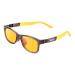 Prisma kids blue light filter glasses for children with lite 95 blue light filter children's glasses K3704 with 95% blue -filter and robust frame brown / yellow