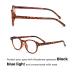 Readerest Round Blue Light Blocking Reading Glasses - Tortoise 3.75x Magnification Anti-Glare & UV Protection - Stylish for Men & Women - Buy Online on GoSupps.com