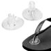 5 Pairs Silicone Thong Sandal Toe Protectors Clear Sandal Flip Flops Gel Toe Guards Cushions Thong Protectors Style B