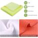 SINLAND Microfiber Dish Cloth 10-Pack - 12x12 inch Kitchen Cleaning Cloths with Poly Scour Side - Assorted Colors - Buy Online on GoSupps.com