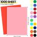 500 Pieces Construction Paper Bulk 12'' x 18'' - Assorted Colors - School Supplies for Kids & Adults - Lightweight Art Colored Paper for Drawing - Buy Online on GoSupps.com