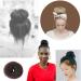 3Pcs Brown Hair Bun Donut Maker - Stylish Knot Tools for Updos | Chignon Accessories for Women & Girls - Buy Online on GoSupps.com