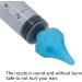 EVGATSAUTO Universal Ear Wax Cleaner Syringe - 4Pcs Ear Irrigation Kit for Humans 10 ML - Buy Online on GoSupps.com