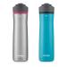 Contigo Cortland Chill 2.0 Stainless Steel Vacuum-Insulated Water Bottle with Spill-Proof Lid, Keeps Drinks Hot or Cold for Hours with Interchangeable Lid, 24oz 2-Pack, Juniper & Dragonfruit 24oz 2-Pack Juniper & Dragonfruit